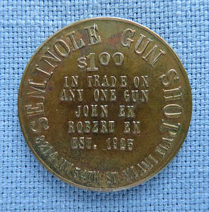 [Seminole GunShop Coin 1 Obverse]