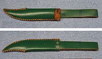 [Miami Green Clip Point Fold; Single Tan Lace]